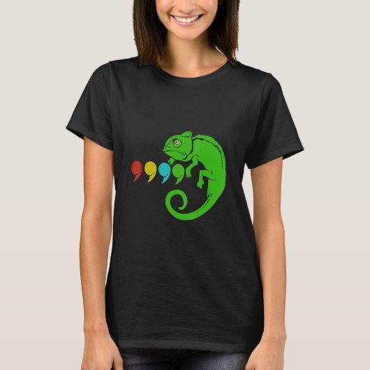 Comma Chameleon T-shirt (Voorkant)
