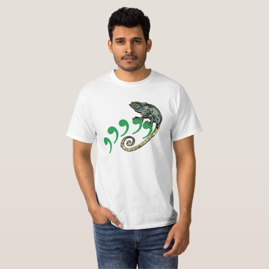 Comma Chameleon T-shirt (Voorkant volledig)