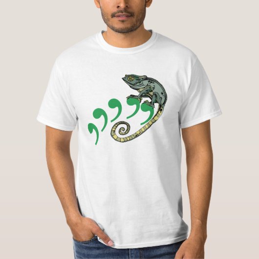 Comma Chameleon T-shirt (Voorkant)