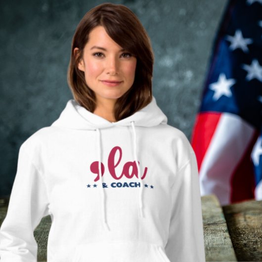Comma & Coach-Kamala Harris Tim Walz Dames Hoodie