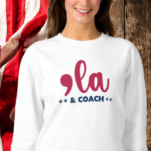 Comma & Coach-Kamala Harris Tim Walz Dames Trui