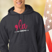 Comma & Coach-Kamala Harris Tim Walz Dark Hoodie