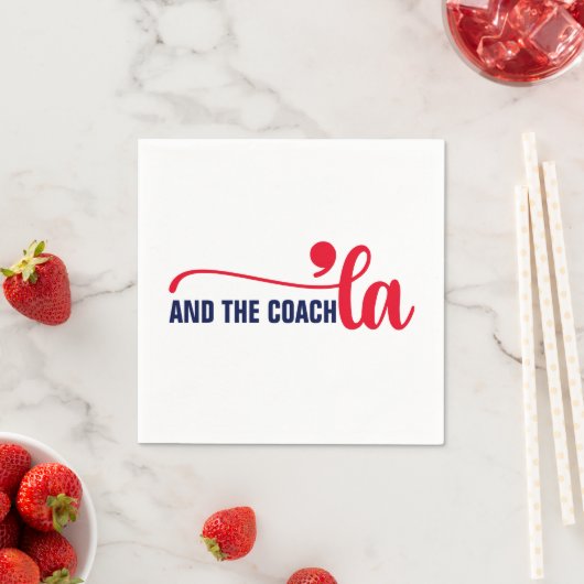 Comma en coach | Kamala Harris Coach Servet (Insitu)