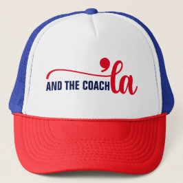 Comma en coach | Kamala Harris Coach Trucker Pet