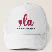 Comma en coach Kamala Harris Trucker Pet (Voorkant)