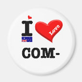 COMMA - I Love Magneet (Voorkant)