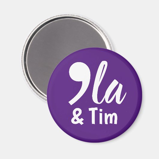 Comma Kamala en Tim 2024 Magneet (Voorkant / Achterkant)