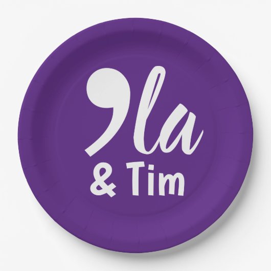 Comma Kamala en Tim 2024 Papieren Bordje (Voorkant)