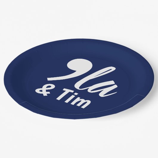 Comma Kamala en Tim 2024 Papieren Bordje (Gekanteld)