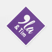 Comma Kamala en Tim 2024 Servet (Hoek)