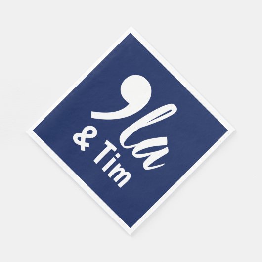 Comma Kamala en Tim 2024 Servet (Hoek)