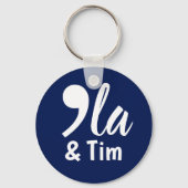 Comma Kamala en Tim 2024 Sleutelhanger (Voorkant)