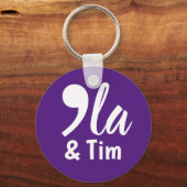 Comma Kamala en Tim 2024 Sleutelhanger (Voorkant)