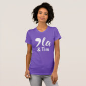 Comma Kamala en Tim 2024 T-shirt (Voorkant volledig)