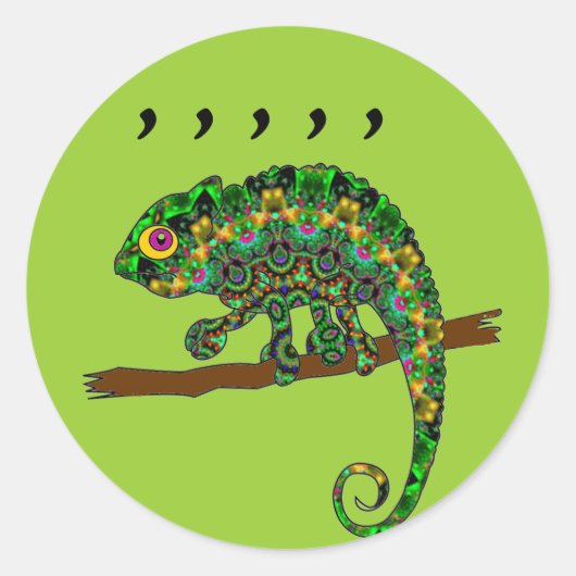 Comma Kameleon stickers (Voorkant)