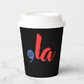 Comma LA 2024 voor President 2024 Papieren Bekers (Voorkant)