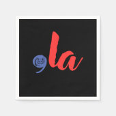 Comma LA 2024 voor President 2024 Servet (Voorkant)