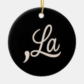 Comma La 2024 voor President Funny Kamala Keramisch Ornament (Voorkant)