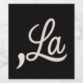 Comma La 2024 voor President Funny Kamala Wijn Etiket (Enkel label)