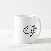 Comma La Cat Dames voor Kamala Koffiemok (Voorkant rechts)