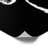 Comma La Cat Kinderloze Cat Dames Stem Rosie De R Poster (Hoek)