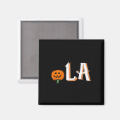 Comma La Funny Kamala Harris 2024 Halloween Pumpki Magneet (Voorkant / Achterkant)