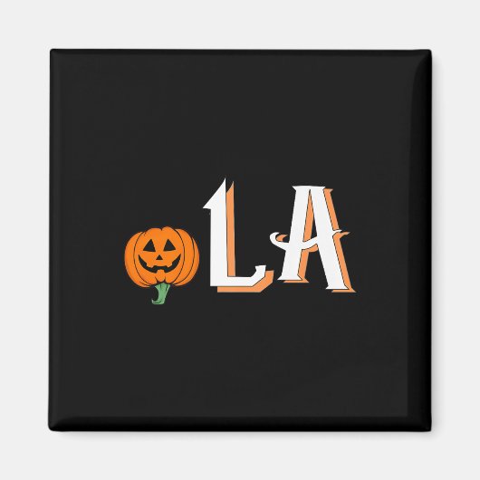 Comma La Funny Kamala Harris 2024 Halloween Pumpki Magneet (Voorkant)