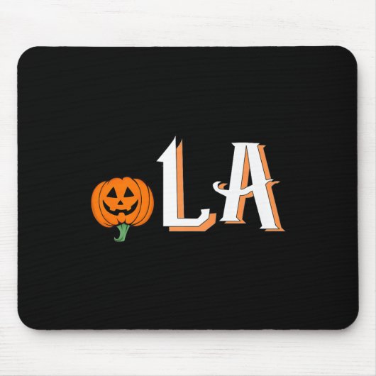 Comma La Funny Kamala Harris 2024 Halloween Pumpki Muismat (Voorkant)
