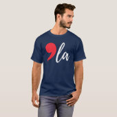 Comma La Funny Kamala Harris 2024 T-shirt (Voorkant volledig)