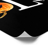 Comma La Funny Kamala Harris Halloween Pompoen Man Poster (Hoek)