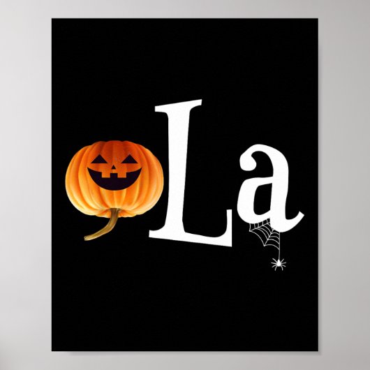 Comma La Funny Kamala Harris Halloween Pompoen Man Poster (Voorkant)