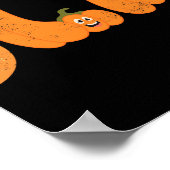 Comma La Funny Kamala Pumpkins Halloween Poster (Hoek)
