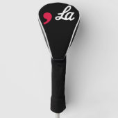 Comma La Funny Punctuation Kamala Harris Golfheadcover (Voorkant)
