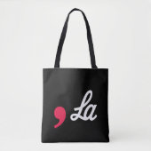 Comma La Funny Punctuation Kamala Harris Tote Bag (Voorkant)