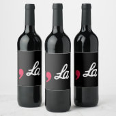 Comma La Funny Punctuation Kamala Harris Wijn Etiket (Flessen)