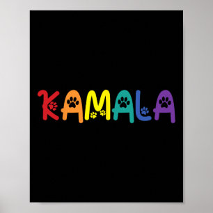 Comma La Harris Grappige Kat Lettering LHBT Regenb Poster