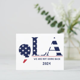 Comma La Harris voor President 2024 Briefkaart