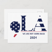 Comma La Harris voor President 2024 Briefkaart (Voorkant / Achterkant)