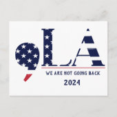 Comma La Harris voor President 2024 Briefkaart (Voorkant)