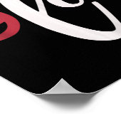 Comma La Heart Kamala Harris 2024 Madam President Poster (Hoek)