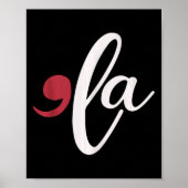 Comma La Heart Kamala Harris 2024 Madam President Poster (Voorkant)