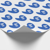 Comma La - Kamala Blauw Cadeaupapier (Hoek)