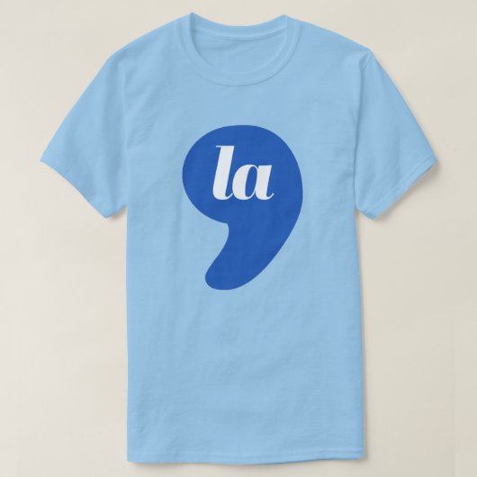 Comma La - Kamala Blauw T-shirt (Design voorkant)
