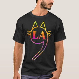 Comma La Kamala Cat Tie Dye Retro Harris 2024 Vrou T-shirt