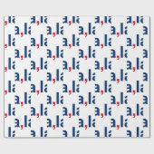 Comma La kamala grappige uitspraak patriottisch Cadeaupapier (Vlak)
