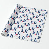 Comma La kamala grappige uitspraak patriottisch Cadeaupapier (Uitgerold)