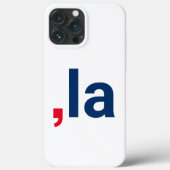 Comma La kamala grappige uitspraak patriottisch Case-Mate iPhone Case (Achterkant)