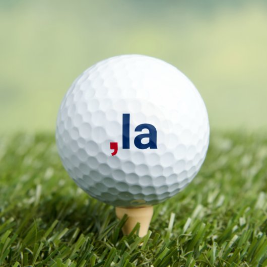 Comma La kamala grappige uitspraak patriottisch Golfballen (Insitu Shirt)