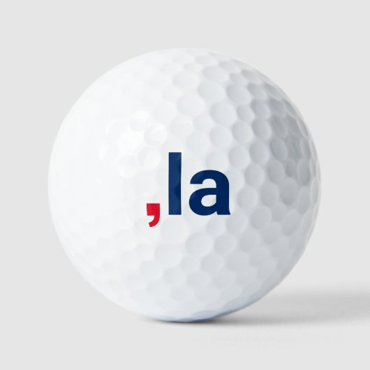 Comma La kamala grappige uitspraak patriottisch Golfballen (Voorkant)