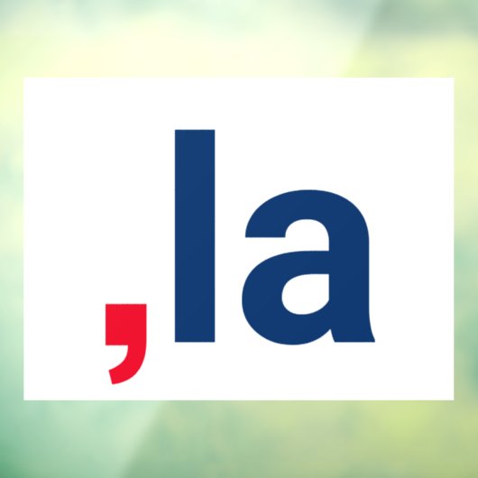 Comma La kamala grappige uitspraak patriottisch Raamsticker (Vel 3)